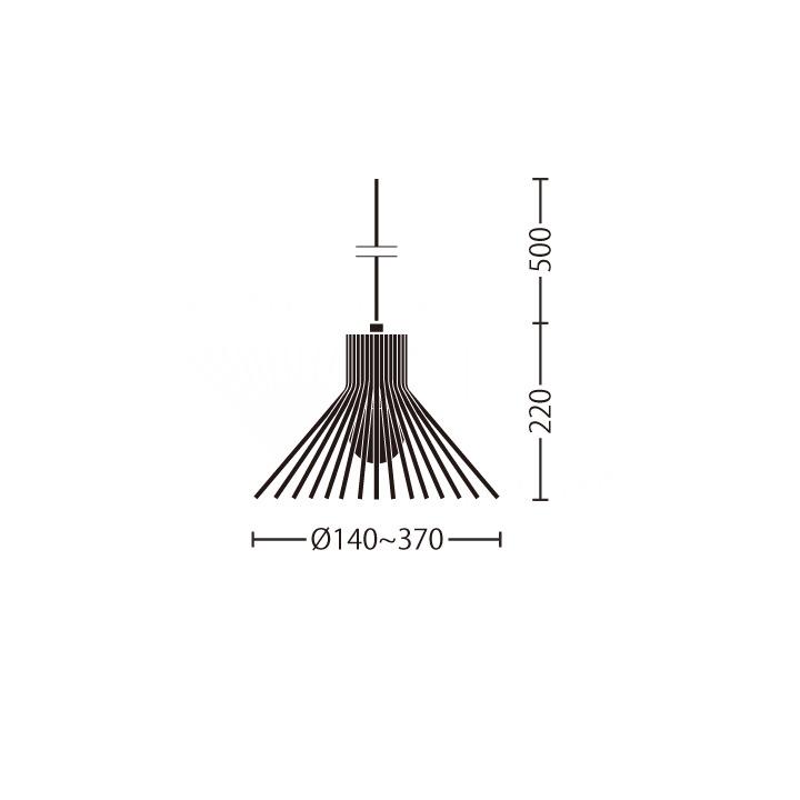 【abode】STRAW - Pendant Lamp / ブラック（ペンダントライト） 
