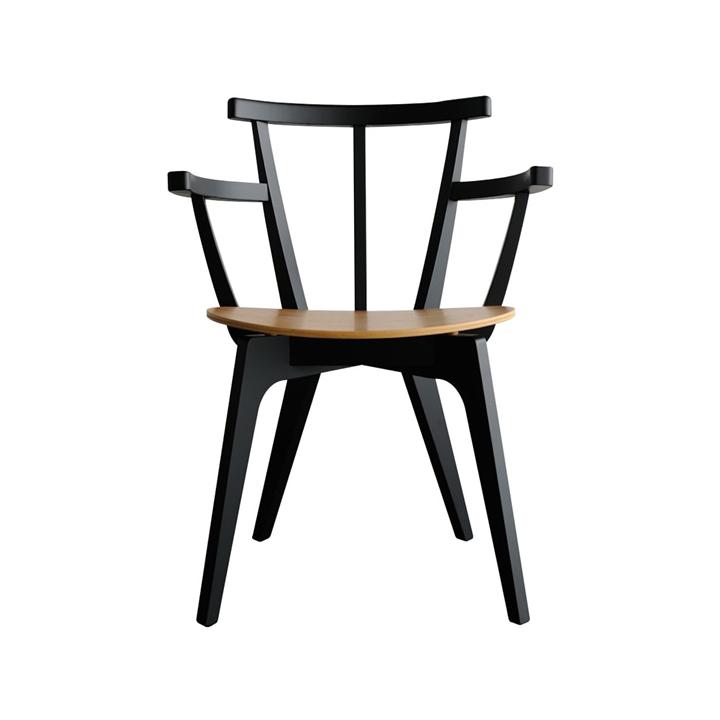 【COMMOC】Beetle Chair Arm / Dark gray（ダイニングチェア）